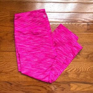 Pink Athleta Capri Leggings